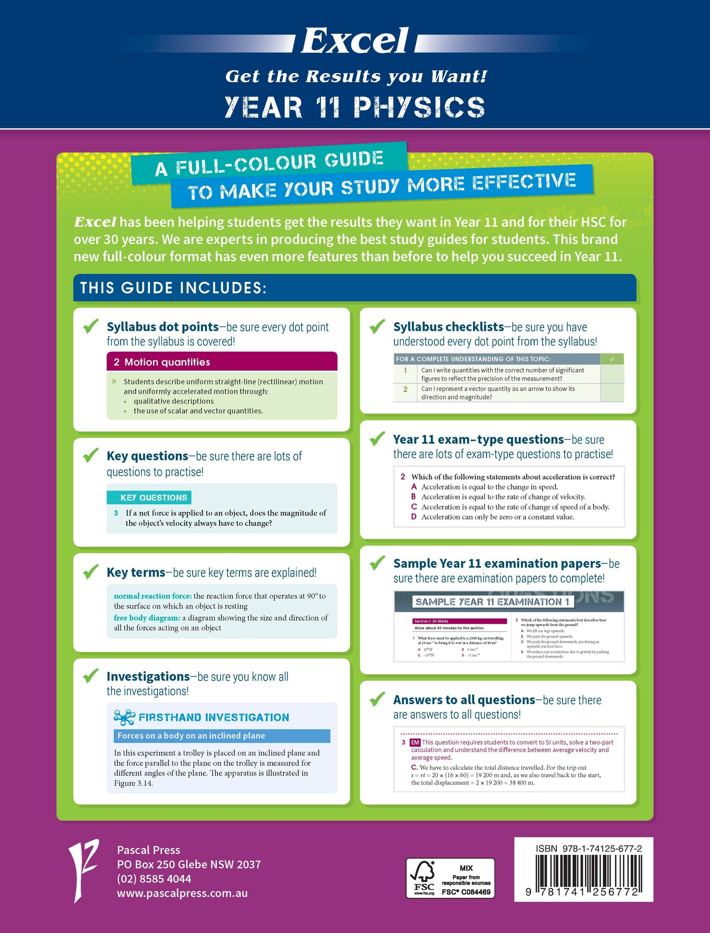Excel HSC Year 11 Physics Study Guide