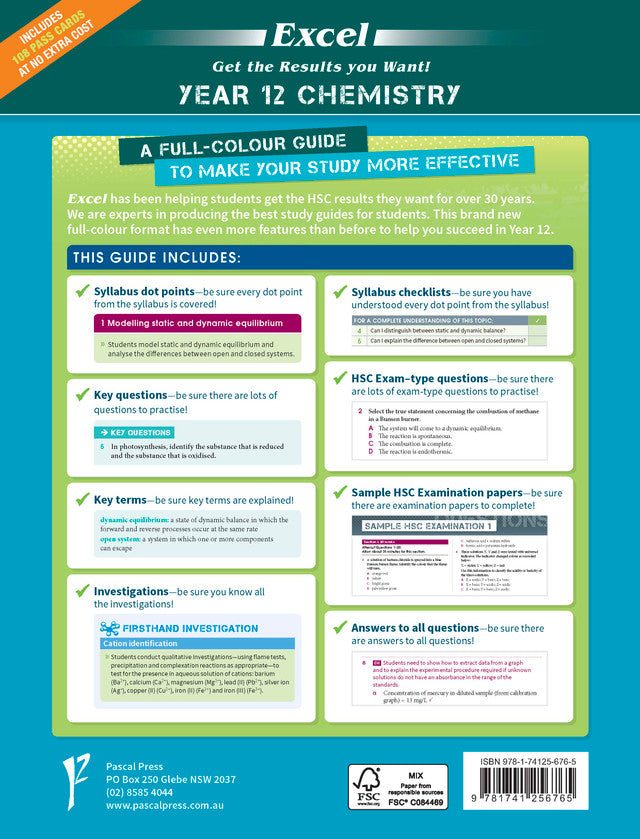 Excel HSC Year 12 Chemistry Study Guide