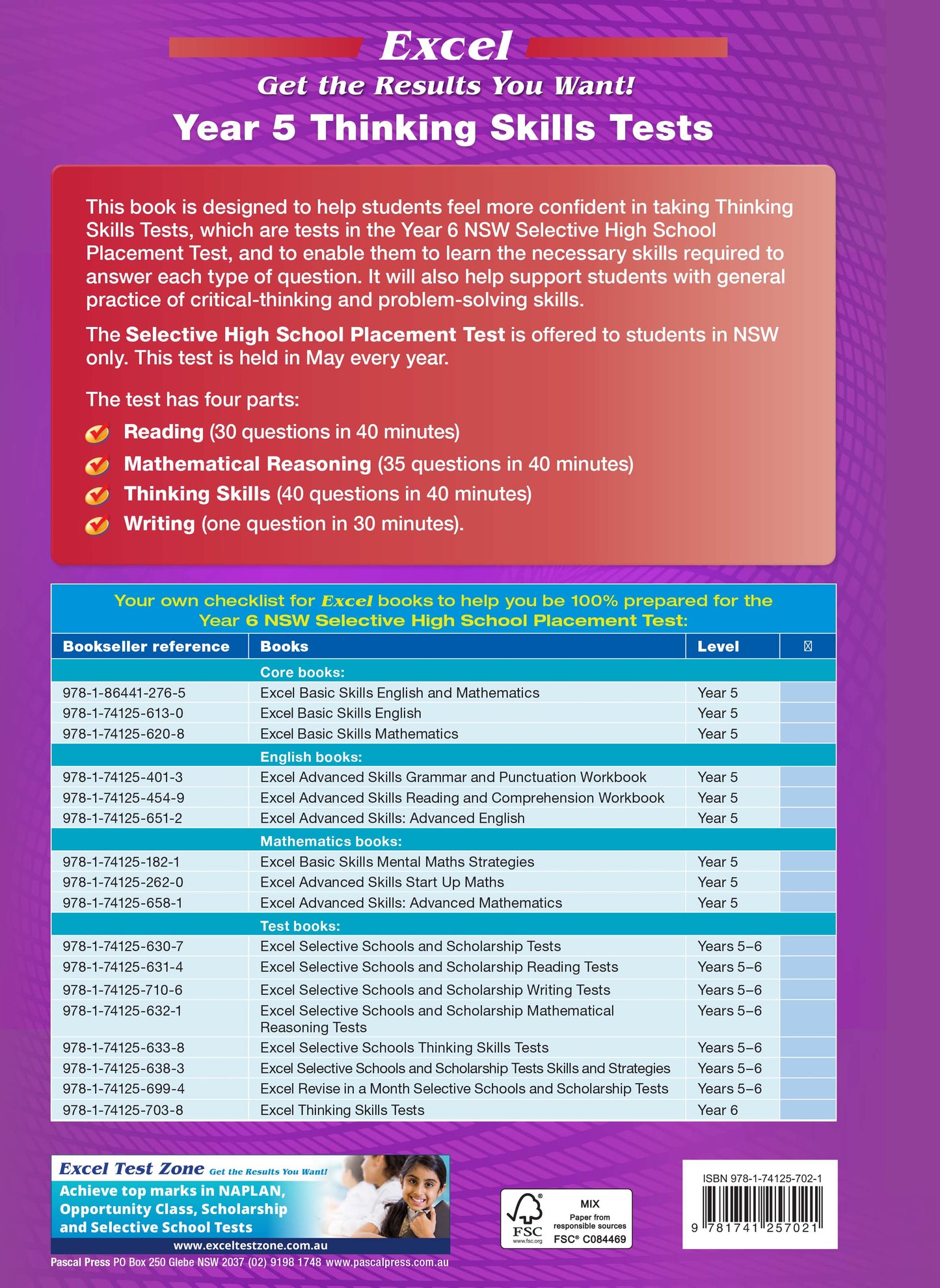 Excel Test Skills - Thinking Skills Tests Year 5