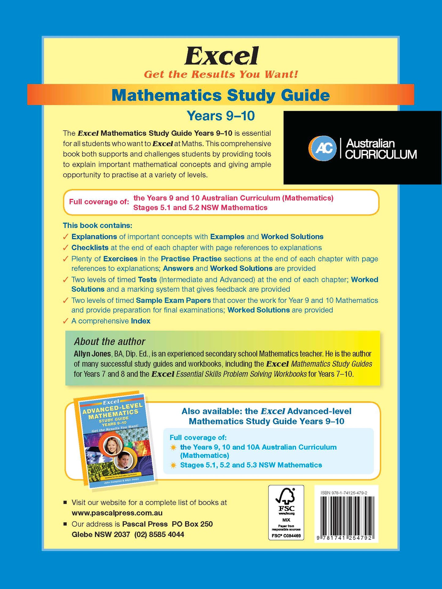 Excel Study Guide - Mathematics Years 9-10