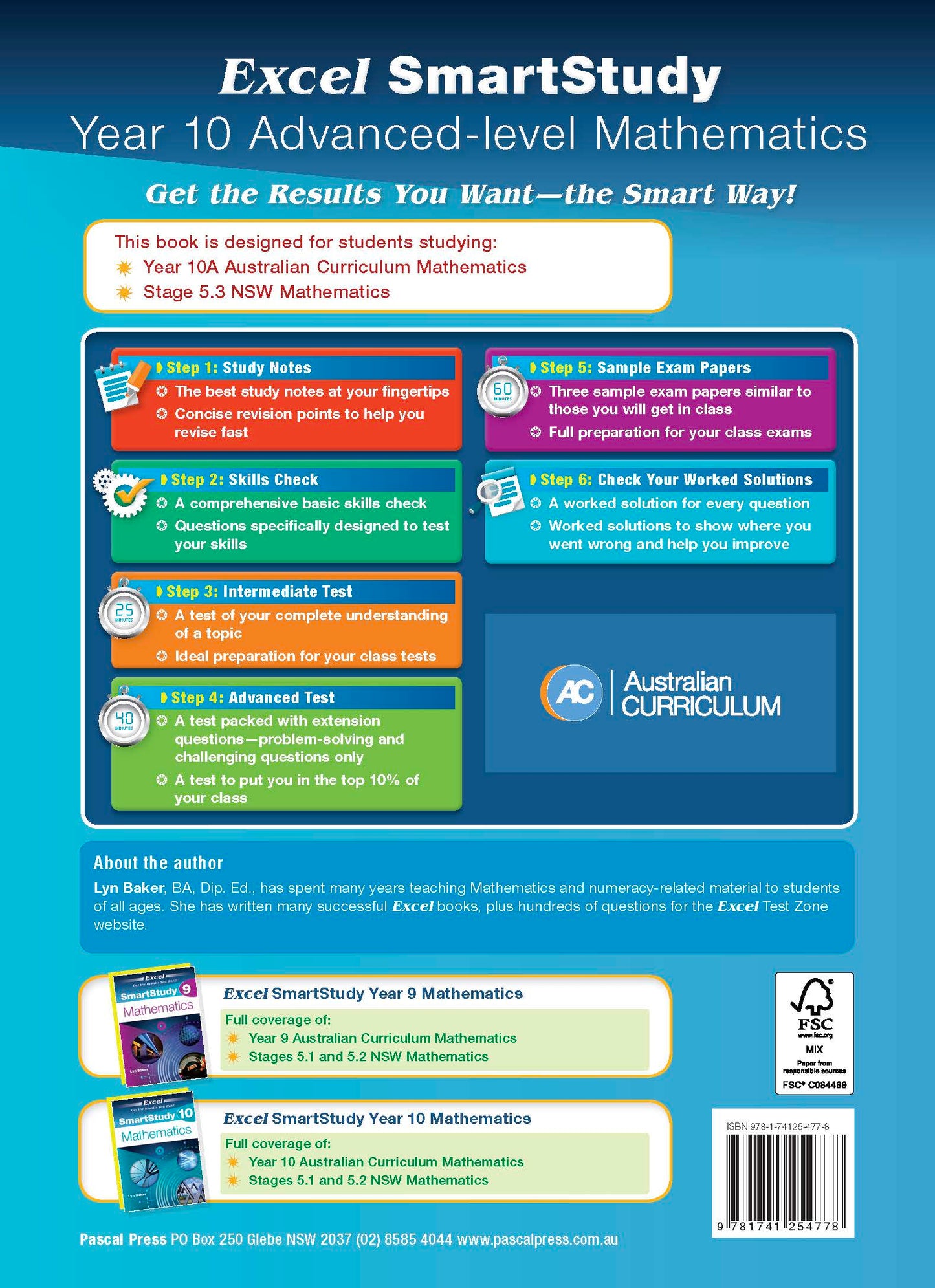 Excel SmartStudy - Advanced Mathematics Year 10