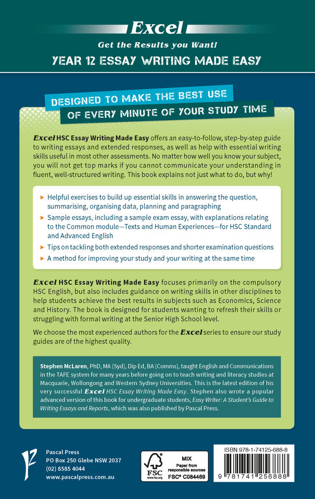 Excel HSC Year 12 Essay Writing Made Easy