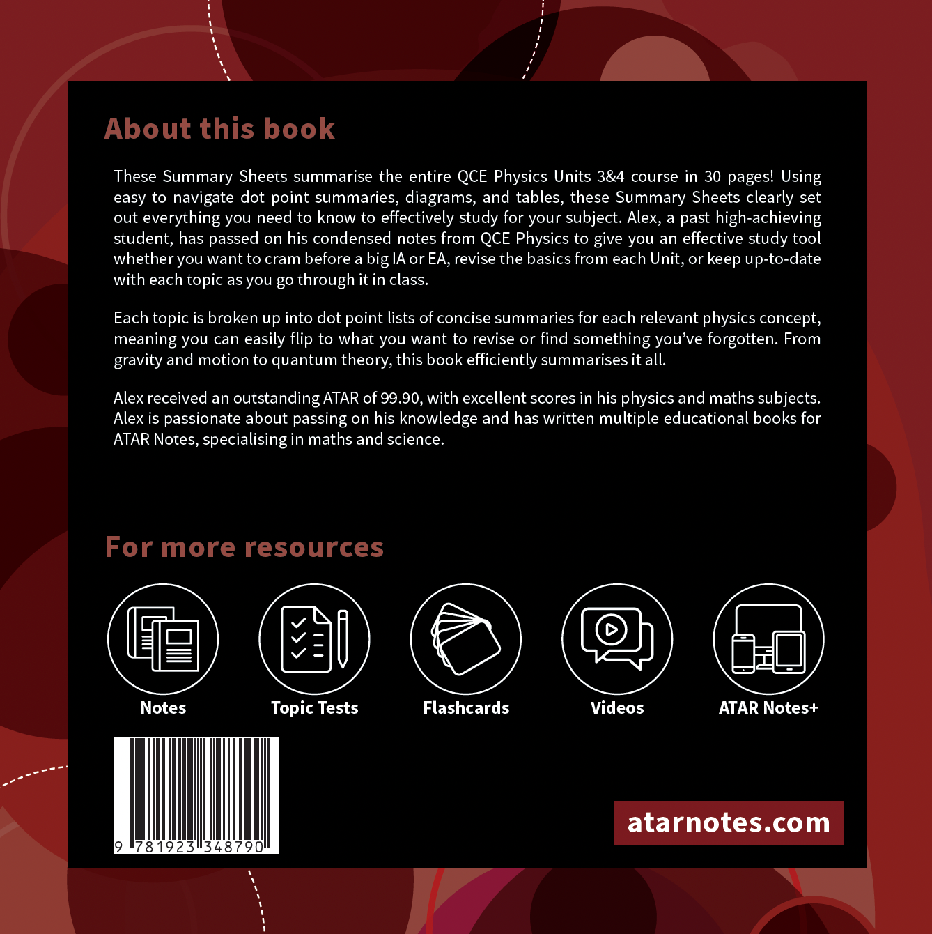 ATAR Notes QCE Physics 3&4 Summary Sheets (2026-2028)