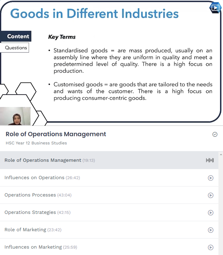 ATAR Notes Complete Course Videos: HSC Year 12 Business Studies