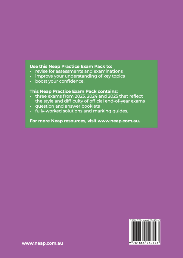 Neap Practice Exam Pack: HSC Year 12 Business Studies 2026 Edition (3 Exams)