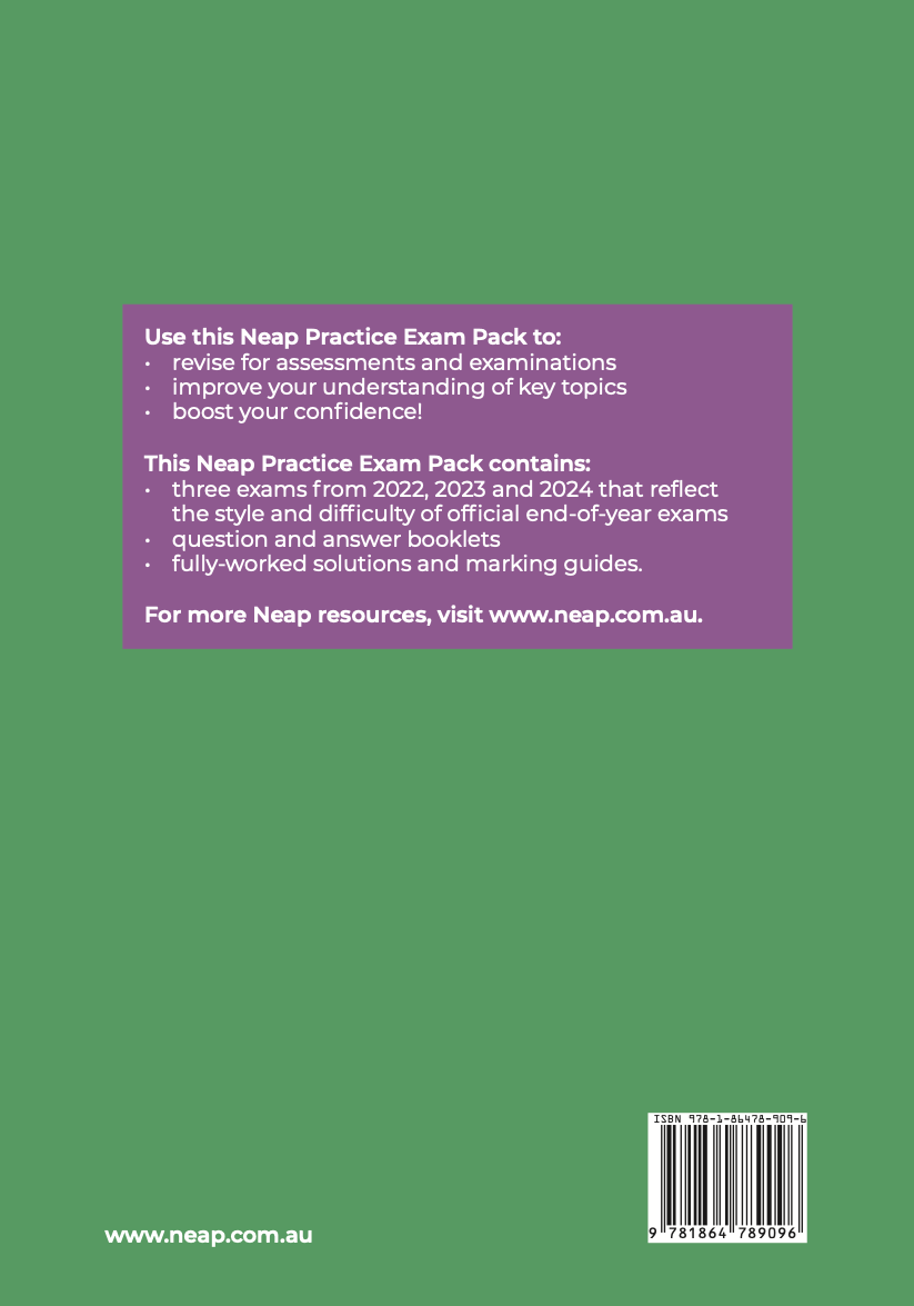 Neap Practice Exam Pack: NSW Year 12 Chemistry (3 Exams)