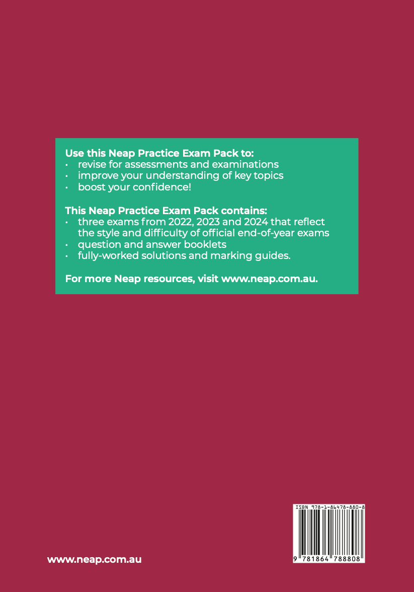 Neap Practice Exam Pack: NSW Year 12 Physics (3 Exams)