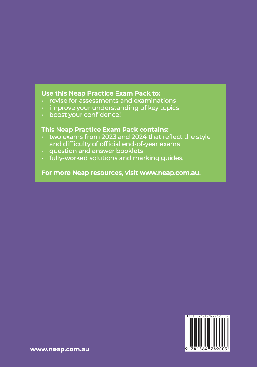 Neap Practice Exam Pack: VCE Business Management Units 3&4 (2 Exams)