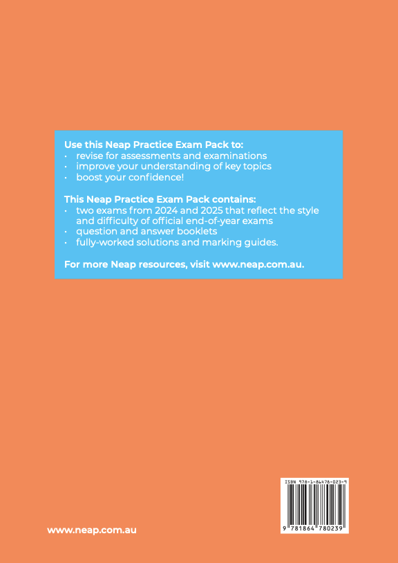 Neap Practice Exam Pack: VCE Chemistry Units 3&4 2026 Edition (2 Exams)