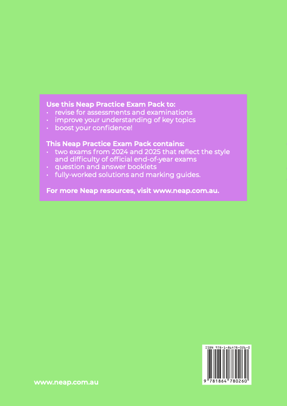 Neap Practice Exam Pack: VCE English Language Units 3&4 2026 Edition (2 Exams)