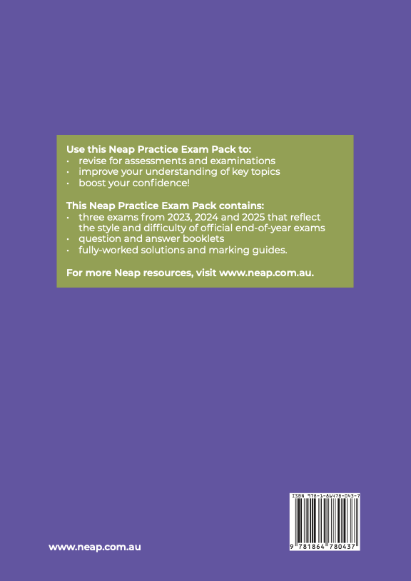 Neap Practice Exam Pack: VCE Psychology Units 3&4 2026 Edition (3 Exams)