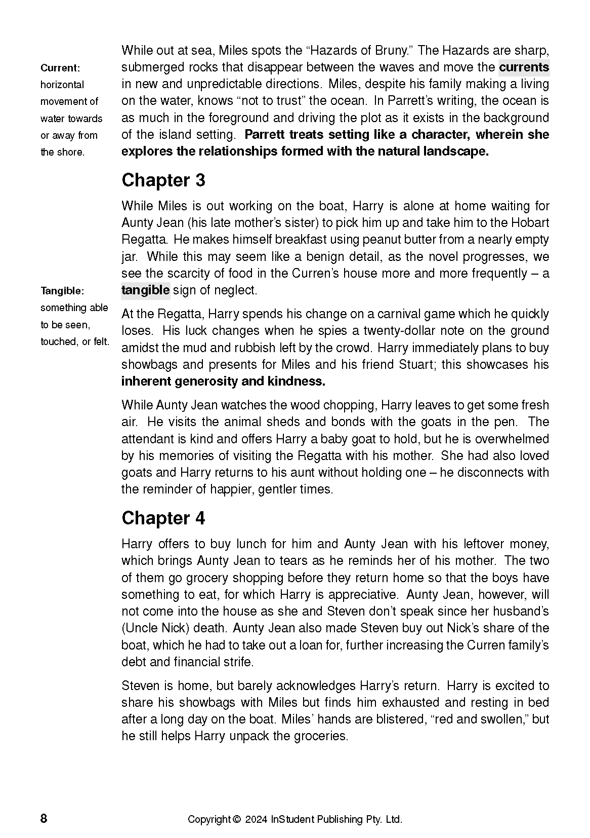 Text Guide: Past the Shallows by Favel Parrett