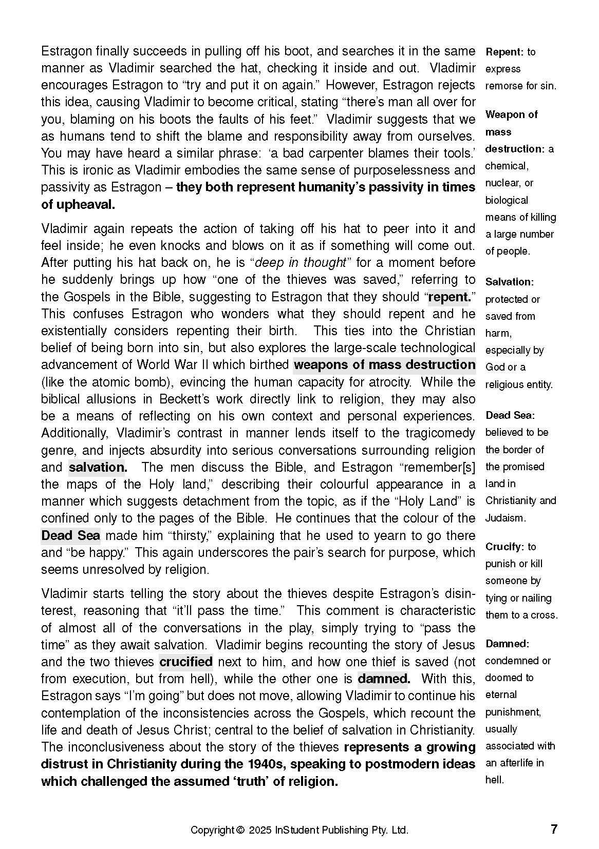 Text Guide: Waiting for Godot by Samuel Beckett