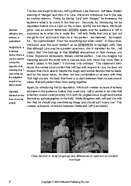 Text Guide: Rear Window by Alfred Hitchcock