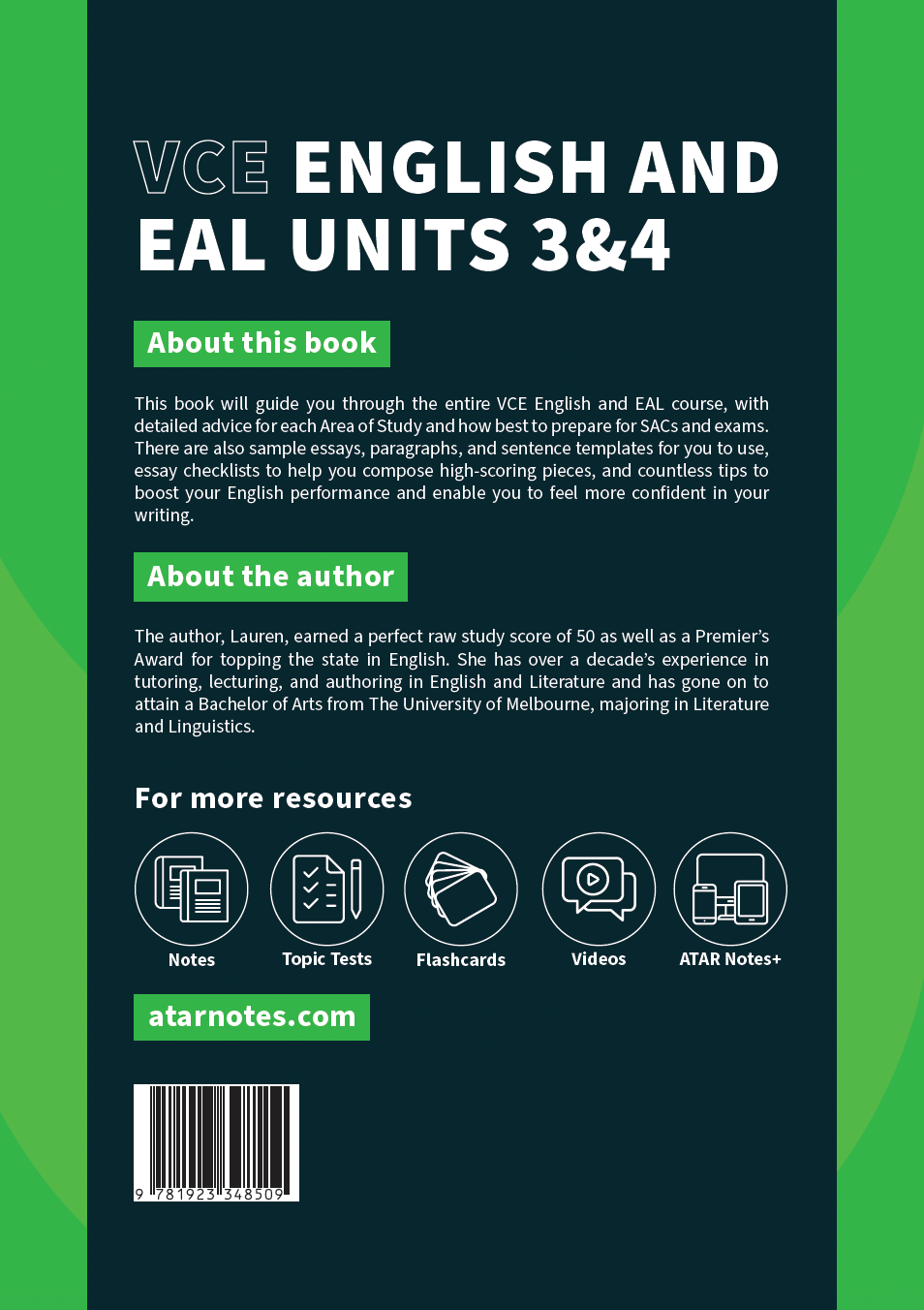ATAR Notes VCE English and EAL 3&4 Notes (2025-2027)