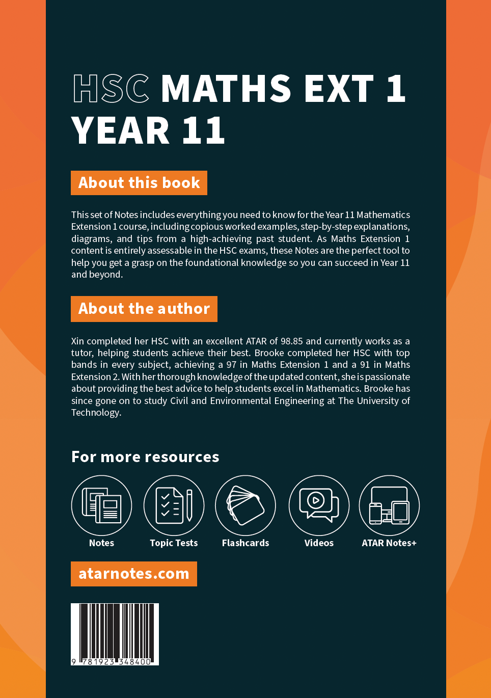 ATAR Notes HSC Year 11 Mathematics Extension 1 Complete Course Notes (2026-2028)