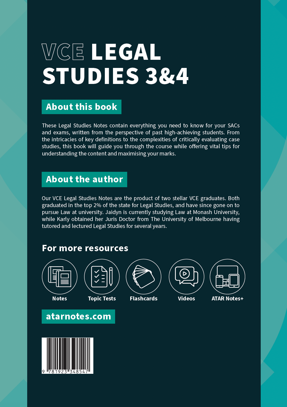 ATAR Notes VCE Legal Studies 3&4 Notes (2026-2028)