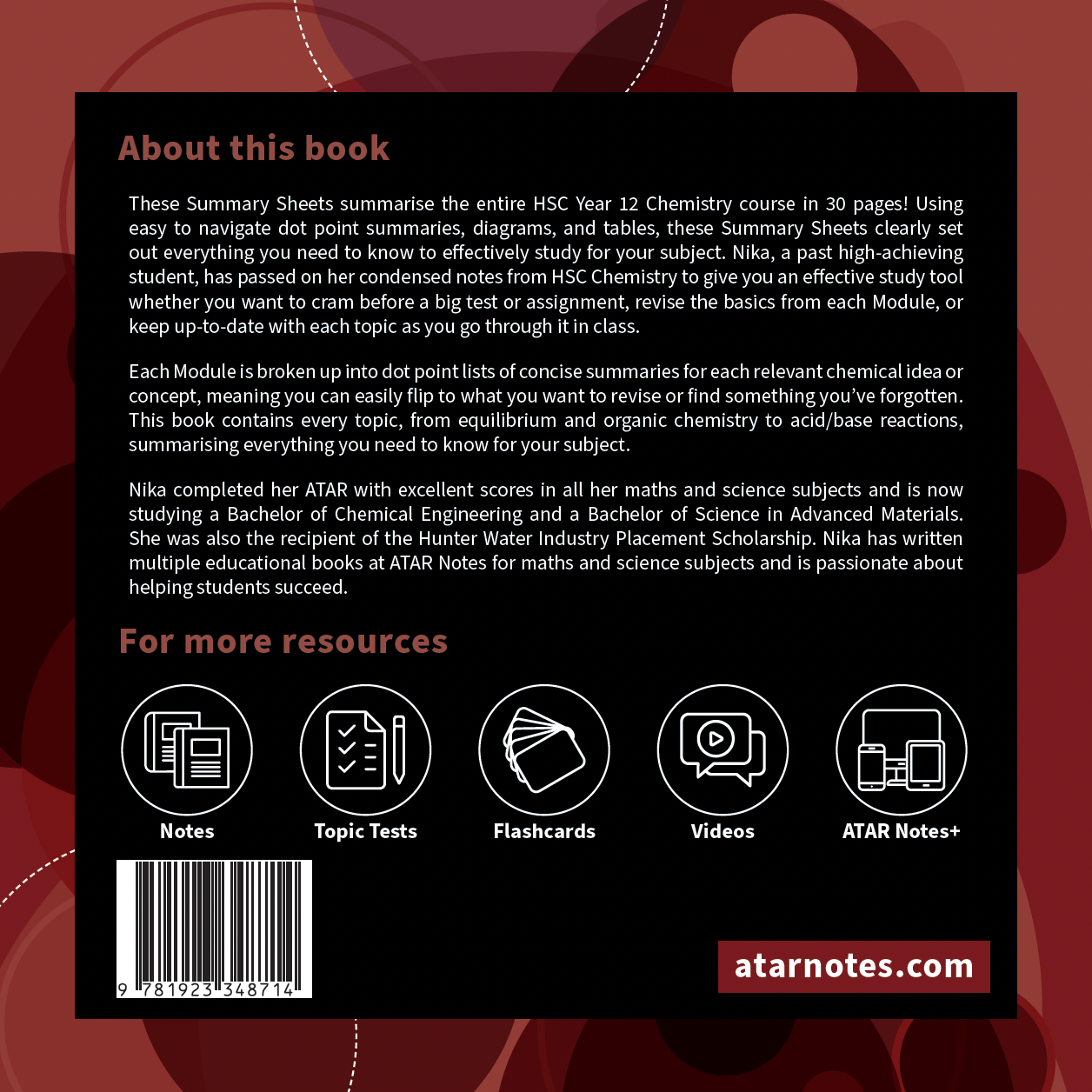ATAR Notes HSC Year 12 Chemistry Summary Sheets (2025-2028)