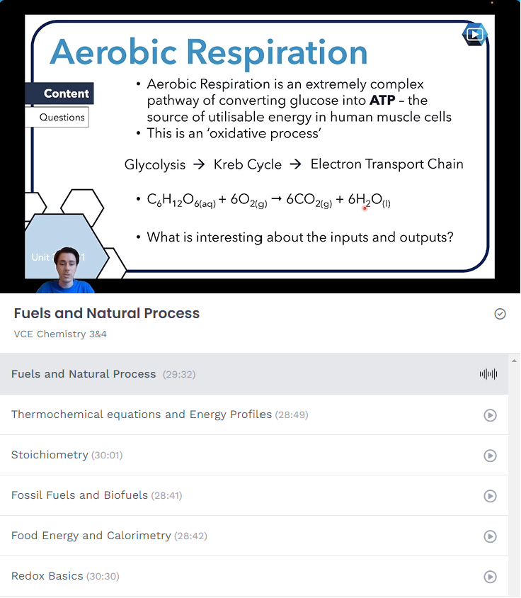 ATAR Notes Complete Course Videos: VCE Chemistry 3&4