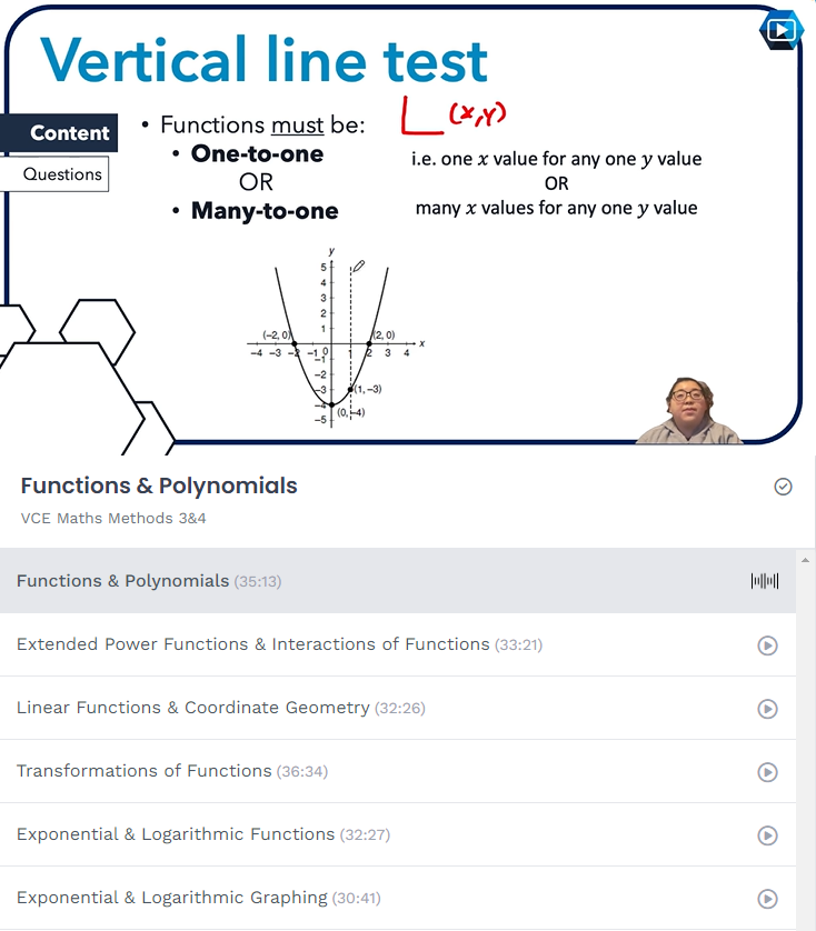 ATAR Notes Complete Course Videos: VCE Maths Methods 3&4