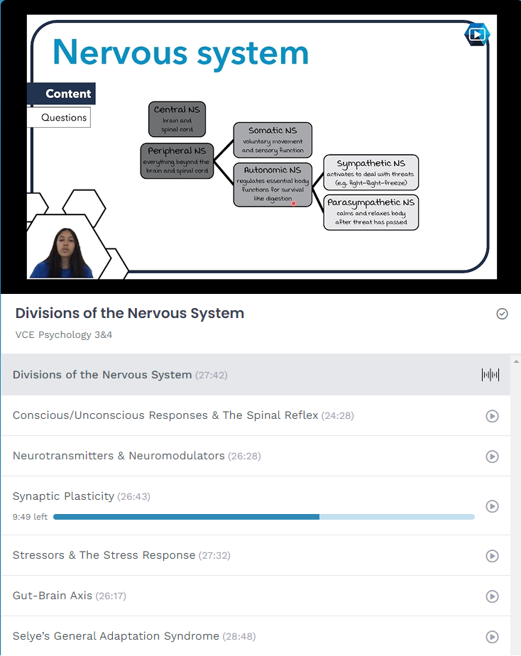 ATAR Notes Complete Course Videos: VCE Psychology 3&4