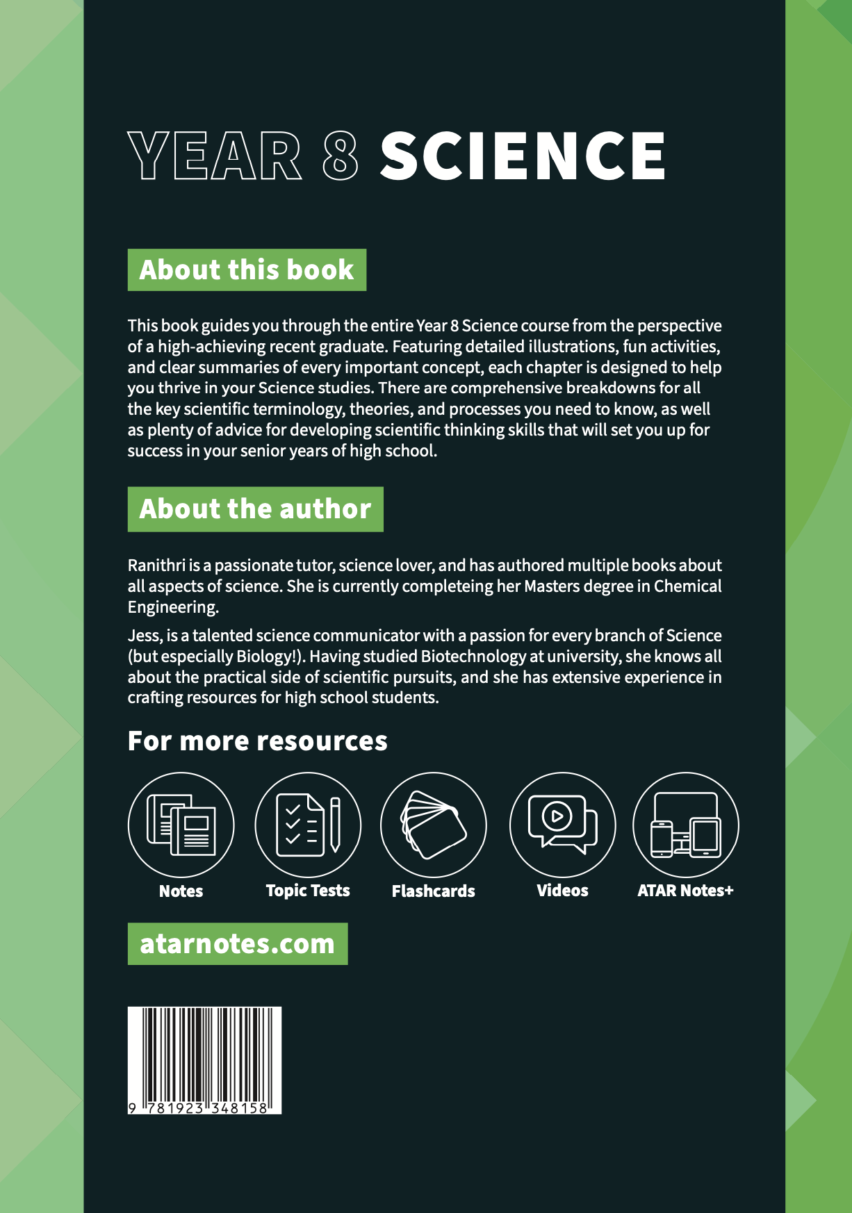 ATAR Notes Year 8 Science Complete Course Notes (2026-2028)