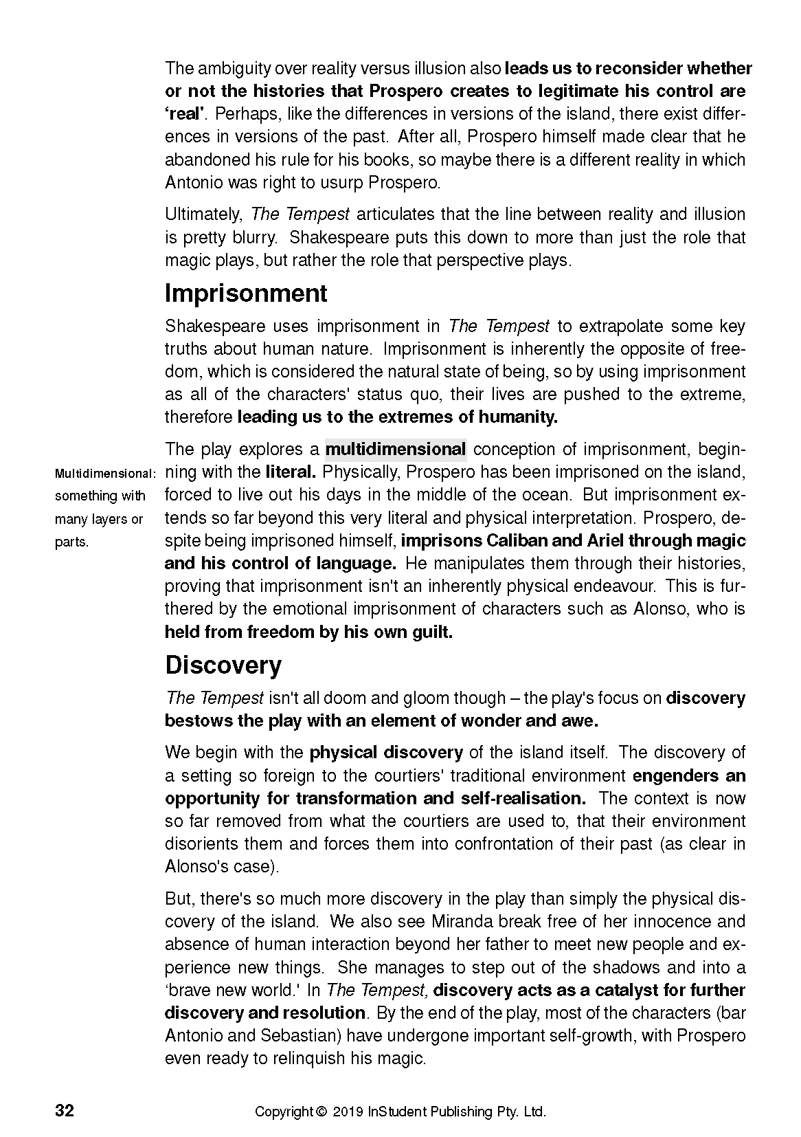Text Guide: The Tempest by William Shakespeare