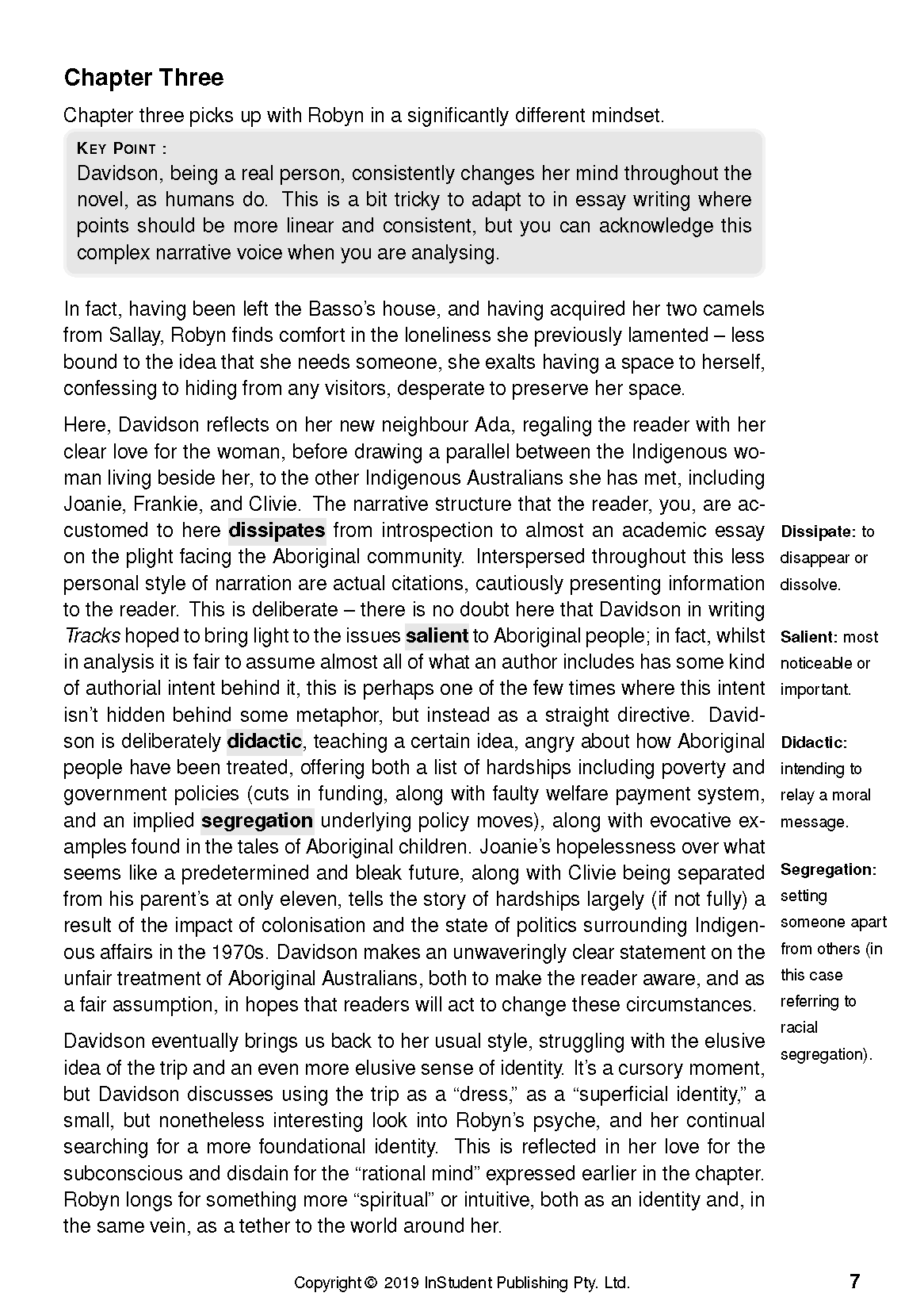 Text Guide: Tracks by Robyn Davidson