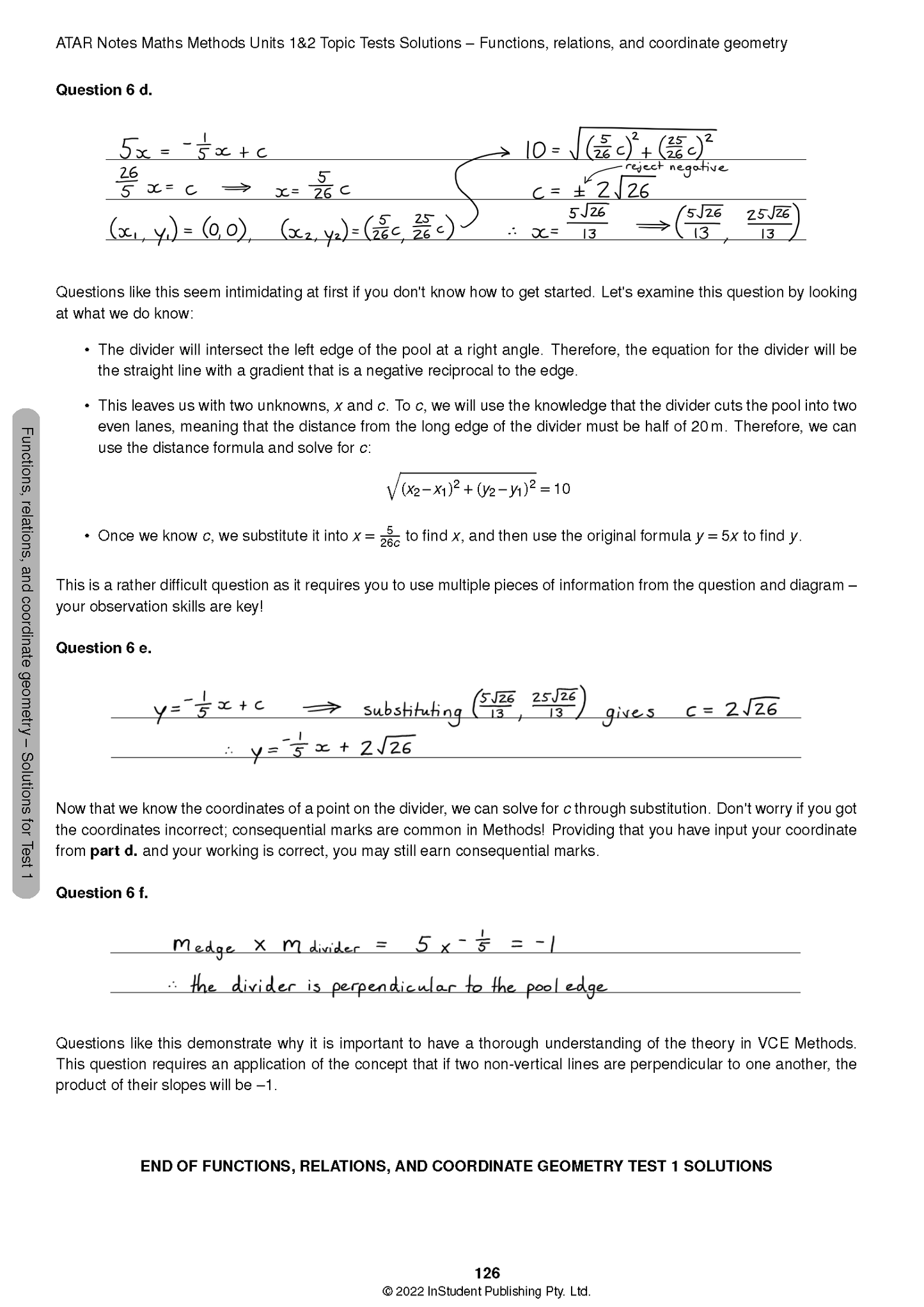 ATAR Notes VCE Maths Methods 1&2 Topic Tests (2024-2026)