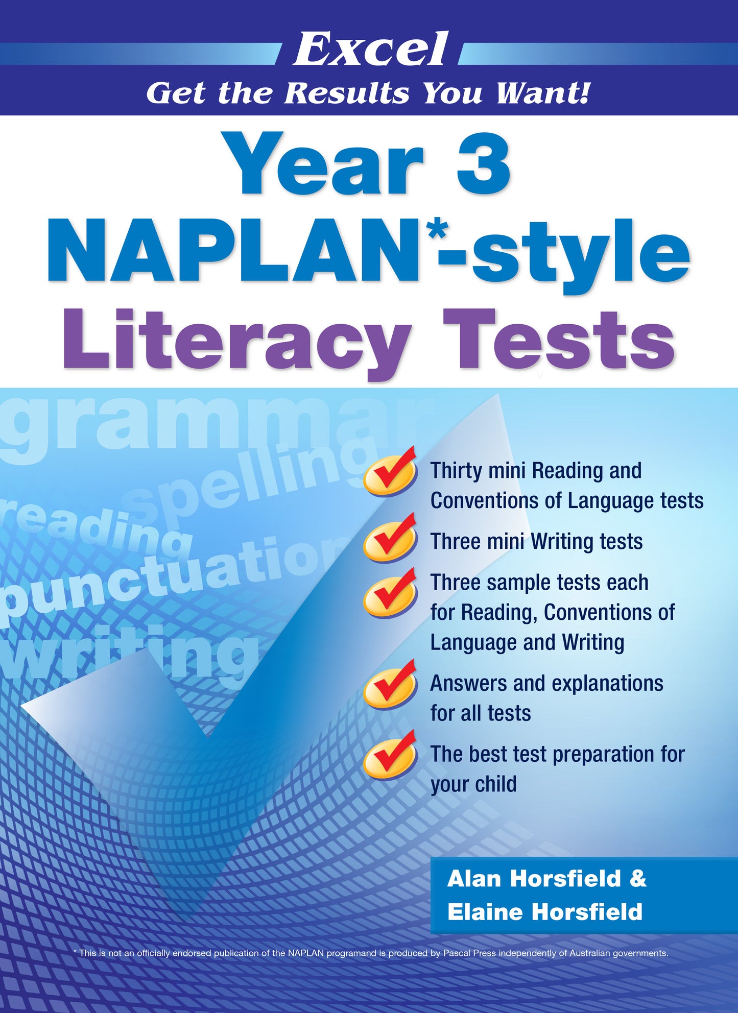 Excel Year 3 NAPLAN*-style Literacy Tests