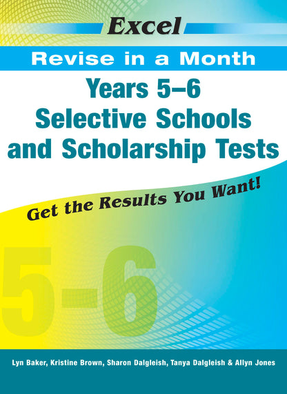 Excel Selective Schools and Scholarship Bundle Years 5-6