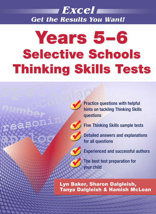 Excel Selective Schools and Scholarship Thinking Skills Tests Years 5-6