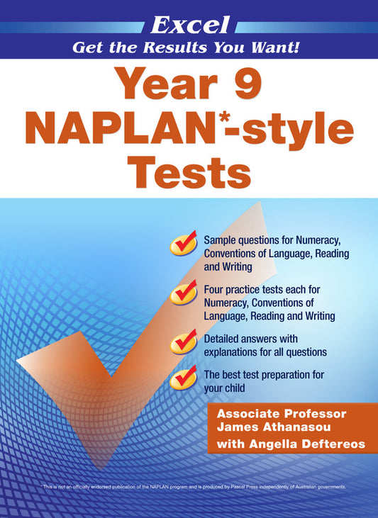 Excel Year 9 NAPLAN*-style Tests