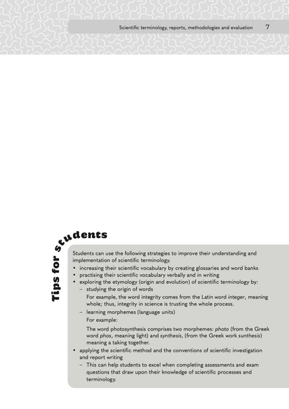 NICE Science: Years 11 and 12