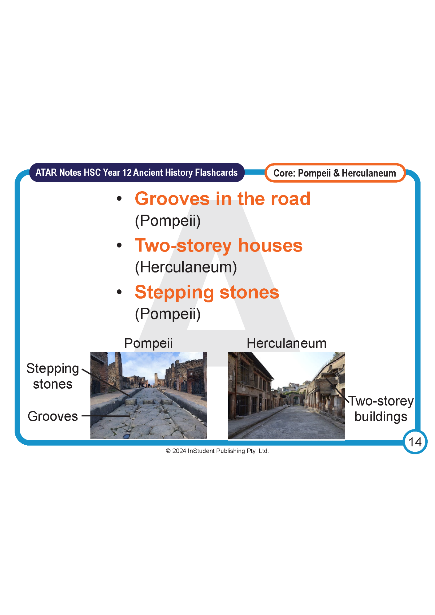 ATAR Notes Flashcards: HSC Year 12 Ancient History