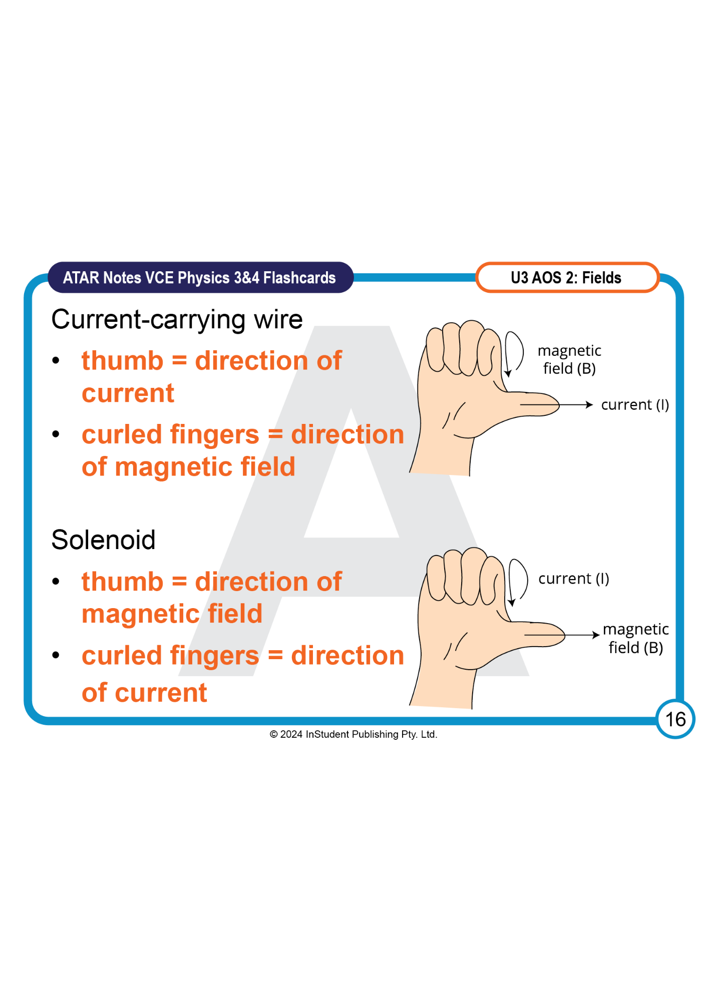 ATAR Notes Flashcards: VCE Physics 3&4