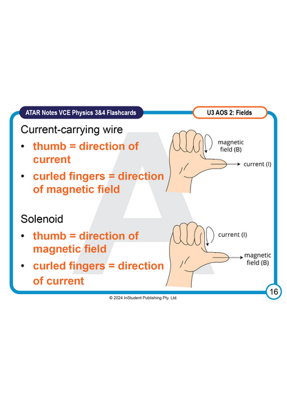 ATAR Notes Flashcards: VCE Physics 3&4