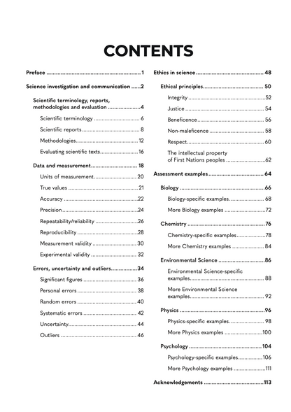 NICE Science: Years 11 and 12