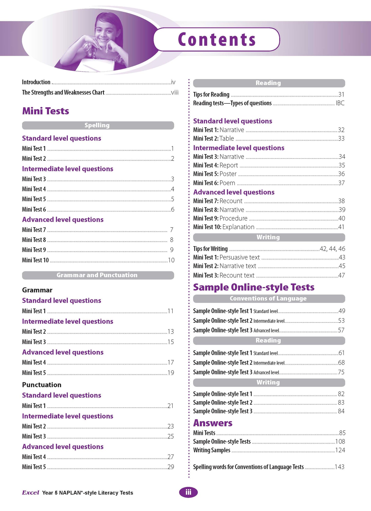 Excel Year 5 NAPLAN*-style Literacy Tests