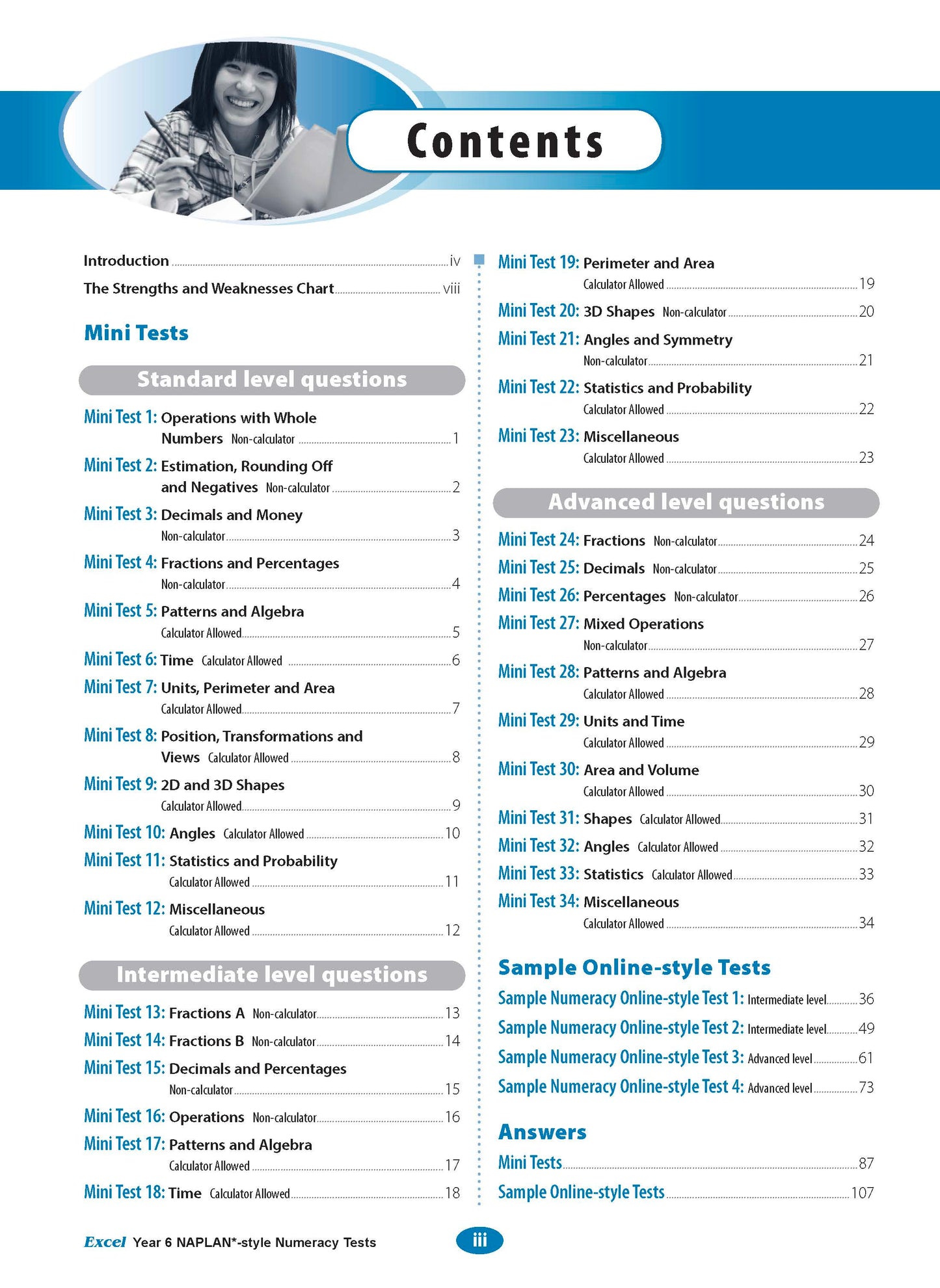 Excel Year 6 NAPLAN*-style Numeracy Tests