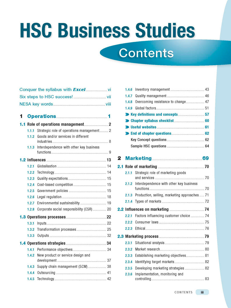 Excel HSC Year 12 Business Studies Study Guide