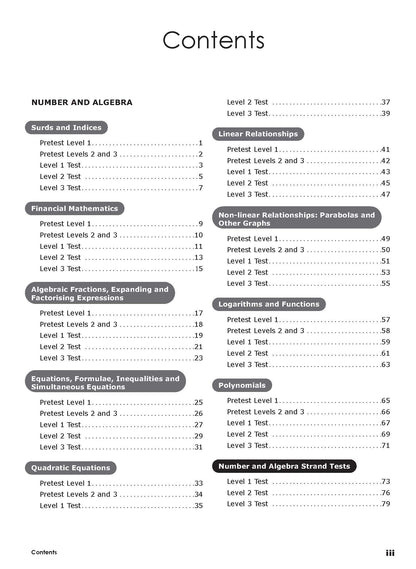 Excel Tests - Mathematics Practice Tests Year 10
