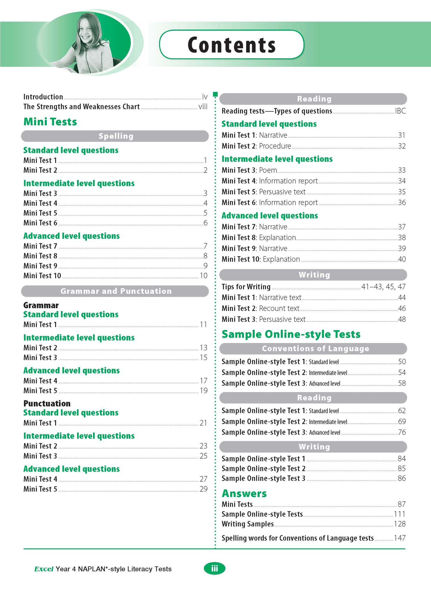 Excel Year 4 NAPLAN*-style Literacy Tests