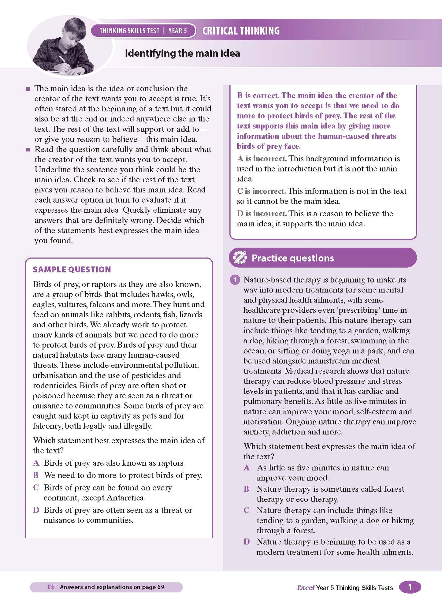 Excel Test Skills - Thinking Skills Tests Year 5