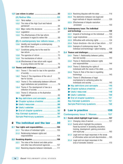 Excel HSC Year 11 Legal Studies Study Guide