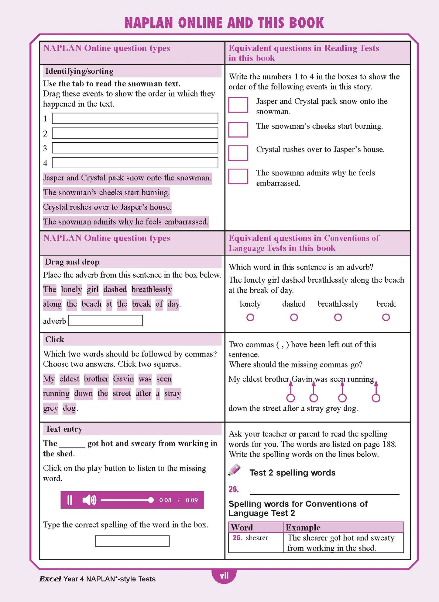Excel Year 4 NAPLAN*-style Tests