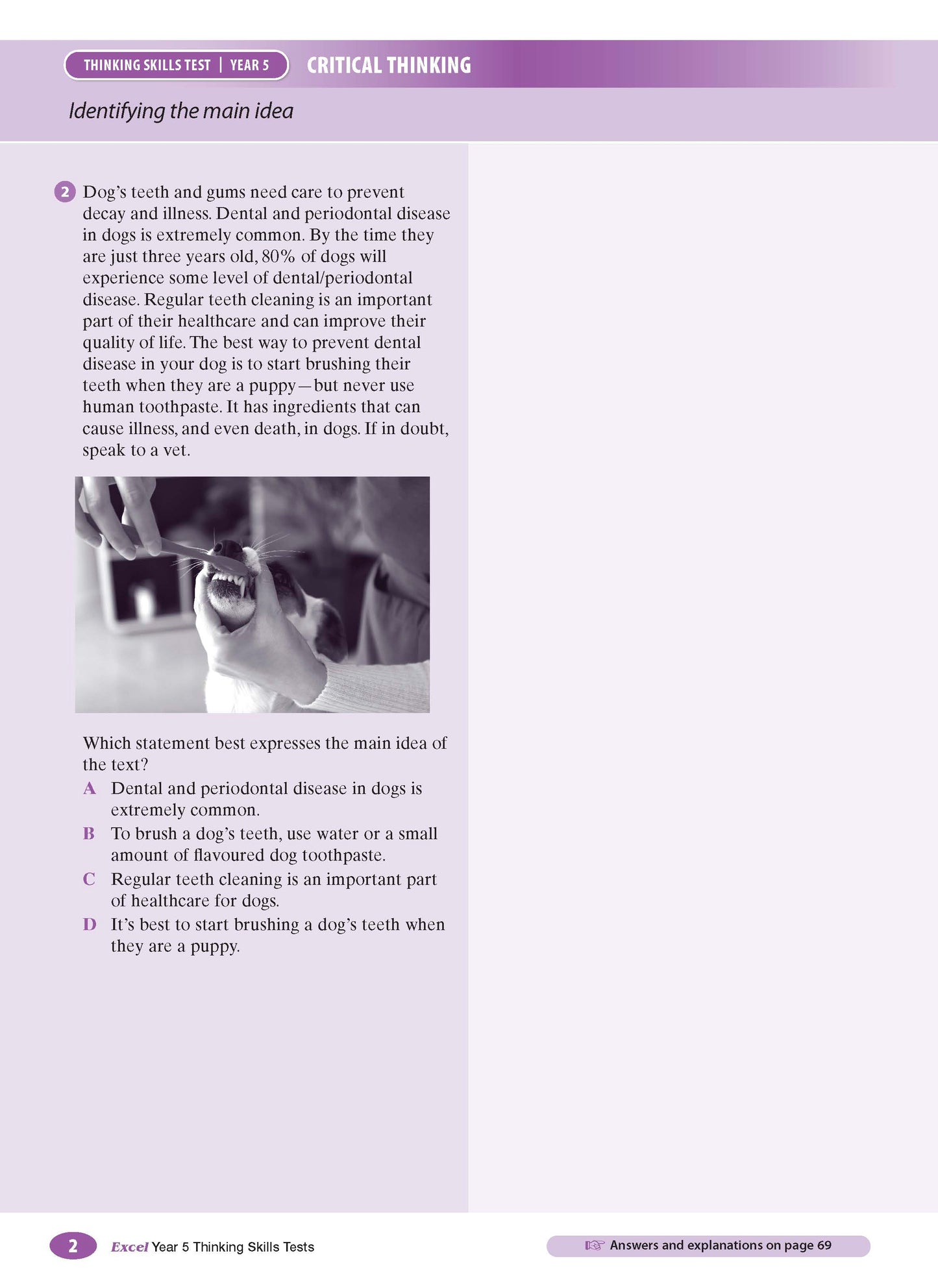 Excel Test Skills - Thinking Skills Tests Year 5