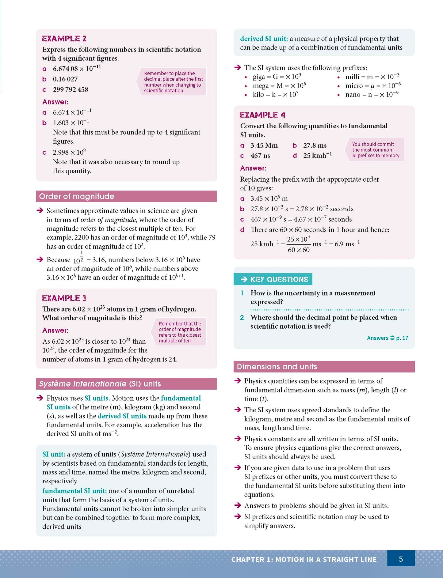 Excel HSC Year 11 Physics Study Guide