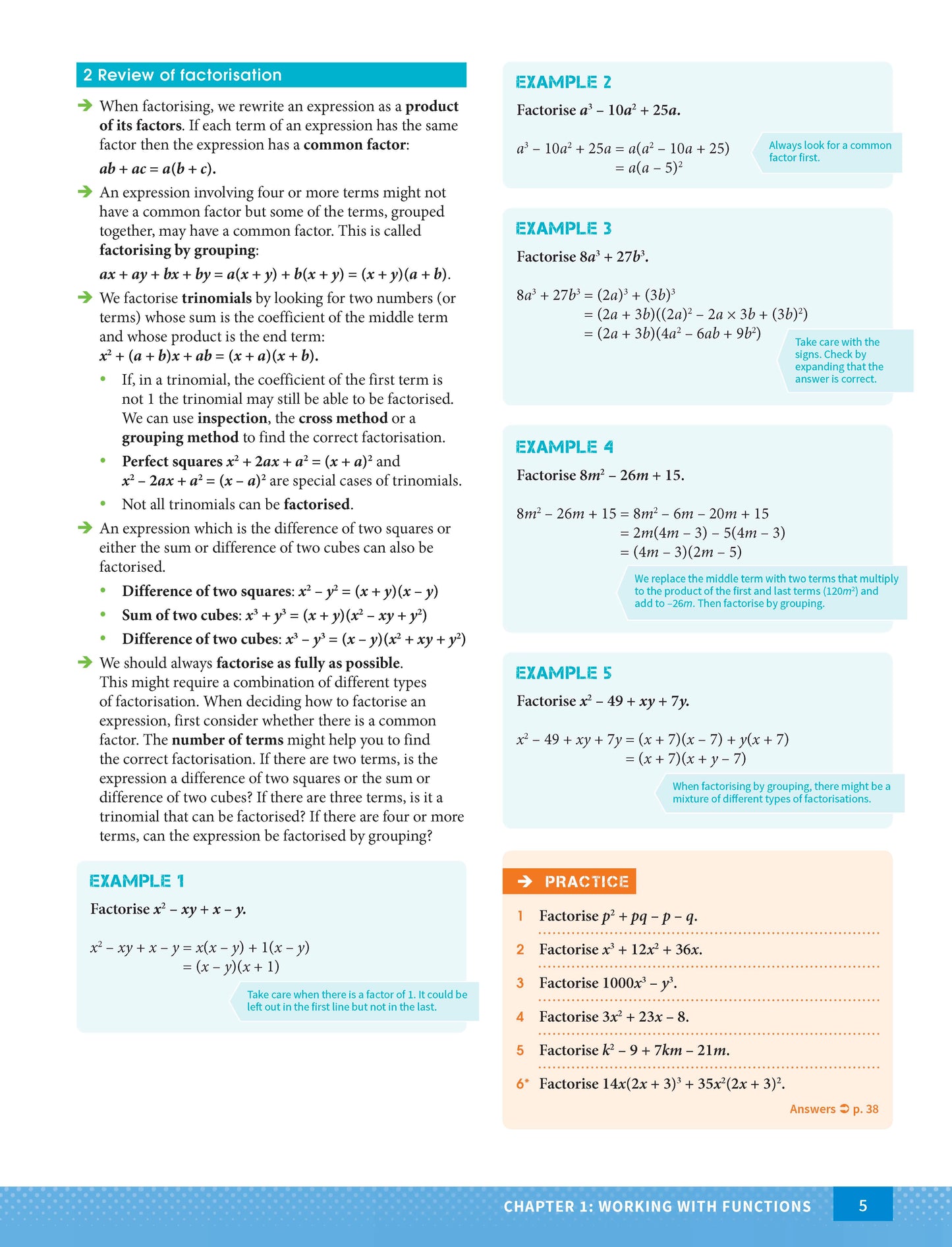 Excel HSC Year 11 Mathematics Advanced Study Guide