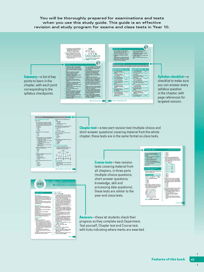 Excel Study Guide - Science Year 10